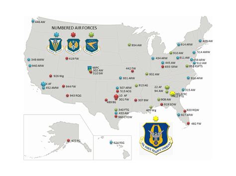 air force base map us.